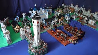 Lego Castle MOC  2  Harbour Town [upl. by Akirea]