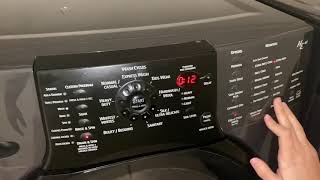 Whirlpoolkenmore elite he4t washer diagnostic mode [upl. by Claudianus776]