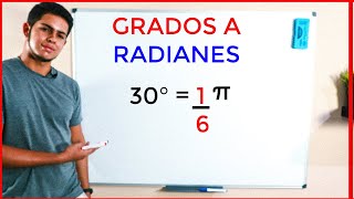 Aprende a Convertir Grados a RADIANES Para Principiantes [upl. by Jegger251]