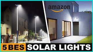 5 Best Outdoor Solar Lights [upl. by Rosina772]