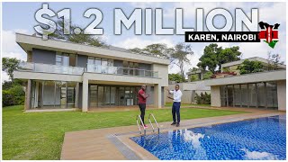 Incredible 1200000 Glass TownHouse in Karen Nairobi [upl. by Nylrak462]