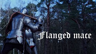 The flanged mace  real knight fight with a historical accurate mace [upl. by Grath]