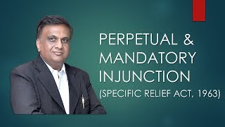 Perpetual  Permanent  Injunction amp Mandatory Injunction  Section 38 39  Specific Relief Act 1963 [upl. by Deanne]