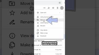 How to Move Files into Google Drive Folders [upl. by Llenet461]