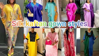 Exquisite African fashion styles 2024  Silk boubou gown styles  African kaftan  caftan dresses [upl. by Gen]