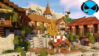 Minecraft Timelapse  Medieval TownVillage [upl. by Yerac]