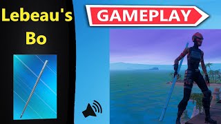 Lebeaus Bo Pickaxe Gameplay in Fortnite Swing Test Before You Buy [upl. by Cutler4]