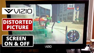 How To Fix VIZIO TV Screen is Distorted  TV Screen Flickering  Vizio tv display problems [upl. by Mckay]