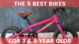 5 Best Bikes for 3 and 4 Year Olds 12 Inch and 14 Inch Bikes [upl. by Lraep]