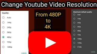 watch Youtube in FullHD  How to Change Youtube Video From 480p to 1080p [upl. by Spenser]