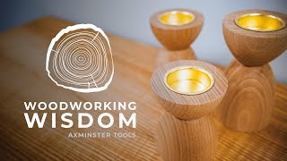 Tea Light Candle Holders  Woodworking Wisdom [upl. by Sheply]