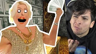 GRANNY TIENE MUCHO DINERO  ¿PODREMOS ROBARLE  Granny Horror Game  DeGoBooM [upl. by Nireves521]