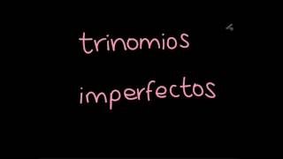 Trinomios perfectos e imperfectos  Matemáticas  Khan Academy en Español [upl. by Rivalee]