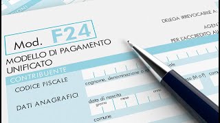 F24 Web compilazione e pagamento online [upl. by Lani946]