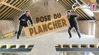 POSE DU PLANCHER en OSB sur les mezzanines  EP47  construction maison [upl. by Aihseym529]