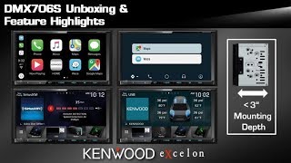 KENWOOD eXcelon DMX706S Digital Multimedia Receiver Unboxing amp Feature Highlights [upl. by Mcclary]