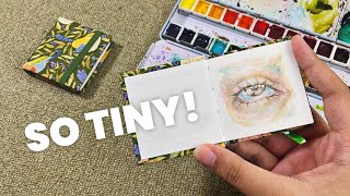 Potentate Mini Cotton Watercolor Sketchbook Review  Earl’s Art [upl. by Eng950]