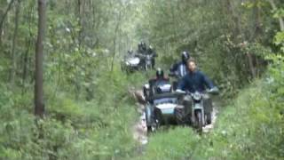 Rajd u Janka  K750 Ural dnepr m72 MT16 meeting in mountain [upl. by Nesline357]