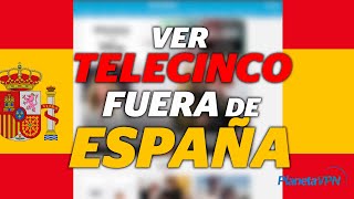 Telecinco en vivo fuera de España Cómo ver Telecinco online en streaming fuera de España 🇪🇸 🇪🇸 [upl. by Blanka815]