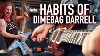 Guitar Habits of Dimebag Darrell [upl. by Ennovahs]