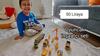 50 Liraya oyuncak inşaat seti aldık [upl. by Kay942]