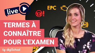 Les termes à connaître pour l’examen  en LIVE [upl. by Alleoj]