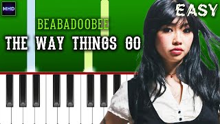 beabadoobee  the way things go  Piano Tutorial EASY [upl. by Nuzzi642]