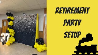 Retirement Party Setup [upl. by Aihsik]