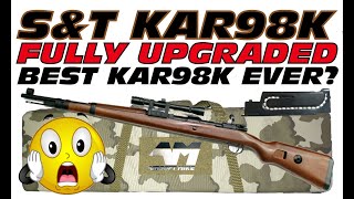 SampT KAR98K FULLY UPGRADED PRO VERSION  KAR 98K  Airsoft Unboxing Review [upl. by Maritsa]