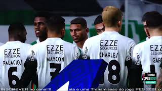 PALMEIRAS x CORINTHIANS AO VIVO SIMULAÇÃO [upl. by Philender]