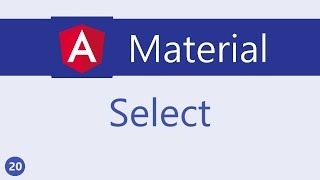 Angular Material Tutorial  20  Select [upl. by Rochette]