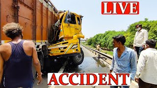 LIVE CRASHGujarat Vadodara Live Accident [upl. by Englis]