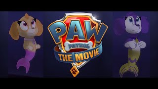 Paw Patrol Aqua Pups Pups Save a Floating castle the Paw Patrol transformed in Merpups [upl. by Bozuwa]