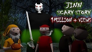 JINN SCARY STORIES ANIMATED IN HINDI MAKE JOKE HORROR [upl. by Asoral488]