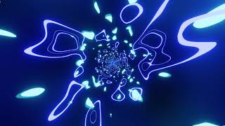 VJ LOOP NEON Blue Metallic Abstract Background Video Simple Lines Pattern  Motion 4k Screensaver [upl. by Lau]