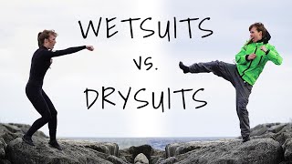 Wetsuits vs Drysuits  What You Should Know for Cold Water Sports [upl. by Atirahs]