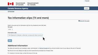 How to get a copy of your T4 slip  TurboTax Support Canada [upl. by Annoit]