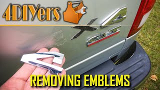 How to Debadge or Remove Emblems from Your Car [upl. by Jemine]