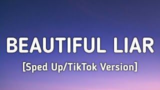 Beyoncé amp Shakira  Beautiful Liar Sped UpLyrics TikTok Version [upl. by Laerdna]