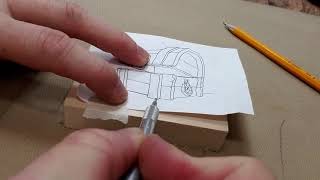 How to Transfer Artwork to Your Wood for Relief Carving  Wood Carving for Beginners [upl. by Edva]