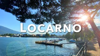 LOCARNO Switzerland  Lago Maggiore Ticino Lakeside Walk [upl. by Gabey]