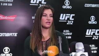 Miesha Tate Comments on NYSACs Extremely Stupid Breast Implant Rule  MMA Fighting [upl. by Ytiak7]