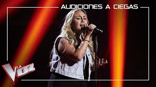 María Carmona canta Mi amante amigo  Audiciones a ciegas  La Voz Antena 3 2021 [upl. by Carpio]