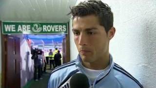 Cristiano Ronaldo interview after his first match for REAL MADRID [upl. by Issim394]