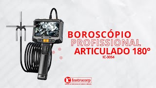 Boroscópio Profissional com Sonda Articulável 180° IC3054  Instrucorp [upl. by Noirad]