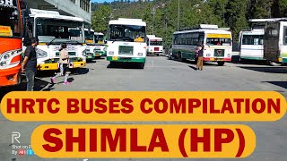 HRTC Buses Compilation  Shimla HP [upl. by Magda]