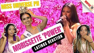 Morissette performs POWER on Miss Universe Philippines 2022  Latinas Reaction  Minyeo TV 🇩🇴 [upl. by Damha]