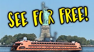 How to See the Statue of Liberty for Free Staten Island Ferry Guide and Touring Battery Park [upl. by Andromede]