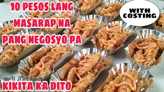 10 Pesos lang Sulit sa Sarap  Patok na Negosyo Street Food  Mapaparami ka sa Sarap  Malaki Kita [upl. by Yrrej]