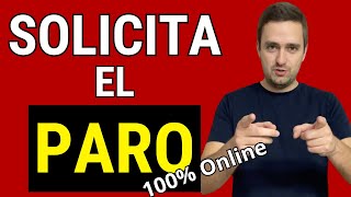 👉 Cómo SOLICITAR el PARO por Internet 100 ONLINE en 2024 ✅ Sin Certificado Digital PCMóvil [upl. by Earehs]